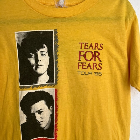 Vintage Tears For Fears 1985 Band Tee - Picture 2 of 6